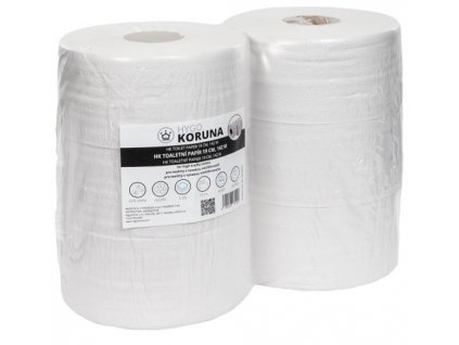 toaletni papir 19 cm hygokoruna 142 m 2 vrstvy bily 1x6 ks