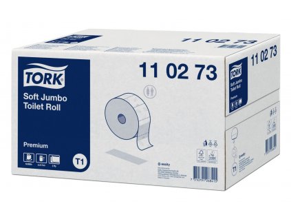 tork premium toaletni papir jumbo role 2 vrstvy 1800 ut 1 x 6 bila