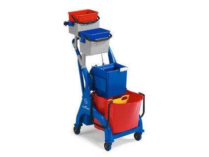 Filmop Vozík úklidový VEGA 2 x 14L, 2 x 4L, plast