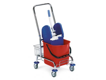 altteg Filmop Vozík úklidový FILMOP 8016, 25L, chrom, košík