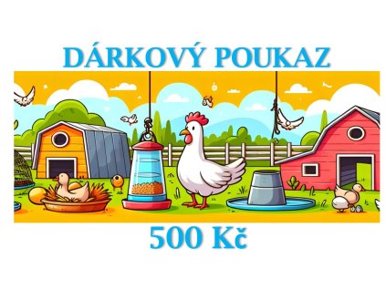 Dárkový poukaz 500 Kč