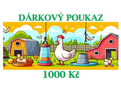 Dárkový poukaz 1000 Kč