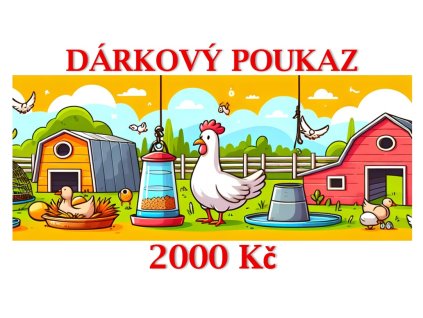 Dárkový poukaz 2000 Kč