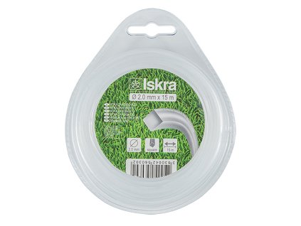 13284 iskra struna do sekacky 2 mm x 15 m ctverec