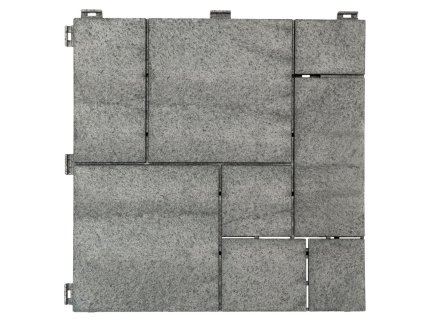 gumova dlazdice stone mosaic 30 x 30 cm seda