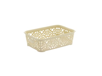 1671 1 mega plast kosik monako xs 6 x 20 x 14 cm kremovy