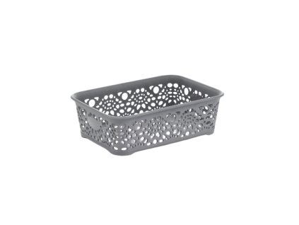 1674 1 mega plast kosik monako xs 6 x 20 x 14 cm seda metaliza