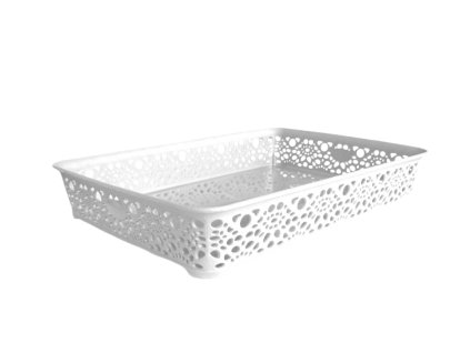 1680 1 mega plast kosik monako s 6 x 26 x 20 cm bily