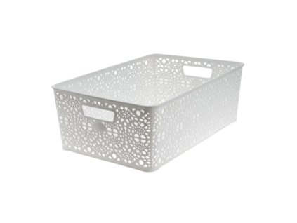 1731 1 mega plast kosik monako l 10 x 39 x 27 cm bily