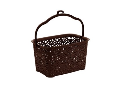1854 1 mega plast kosik na kolicky monako 13 x 23 5 x 15 5 cm wenge