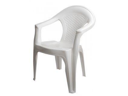 2163 mega plast plastova zidle gardenia 81 x 57 x 58 cm bila