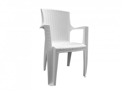 2256 1 mega plast plastove kreslo amelia polyratan bile