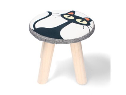 2769 koopman dreveny taburet pro deti 28 x 28 cm kocka