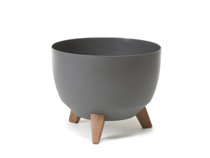 3015 lamela plastova misa na nozkach roma prumer 40 cm antracit