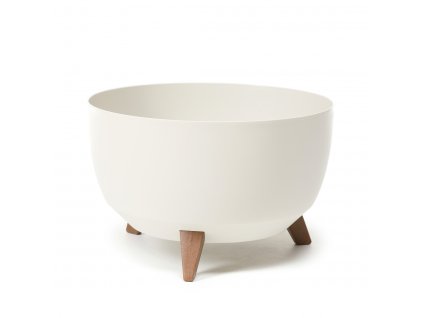 3033 lamela plastova misa na nozkach roma prumer 47 cm kremova