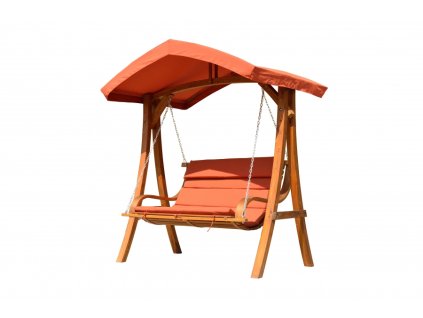 3204 igotrend luxusni houpacka pro 2 osoby greenleaf cervena terracotta