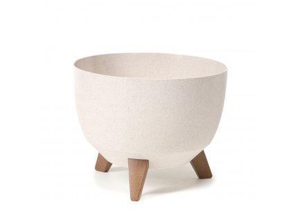 3417 lamela plastova misa na nozkach roma eco prumer 40 cm bila