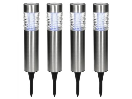 3519 koopman set 4 ks solarnich led lamp progarden 39 cm nerez