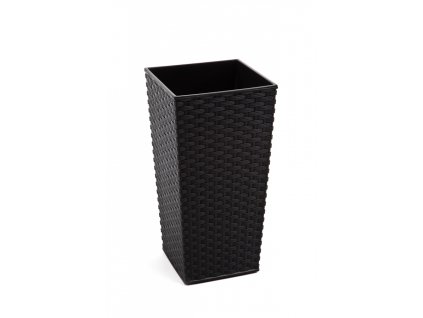 5553 lamela kvetinac finezia ratan 190 x 190 mm cerny