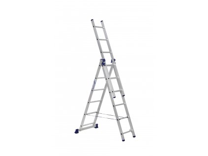 5748 alumet univerzalni 3 dilny zebrik 3x6 pricek 44 x 169 cm max 150 kg zaruka 5 let