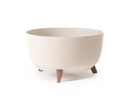 5895 lamela plastova misa na nozkach roma eco wood prumer 47 cm bila