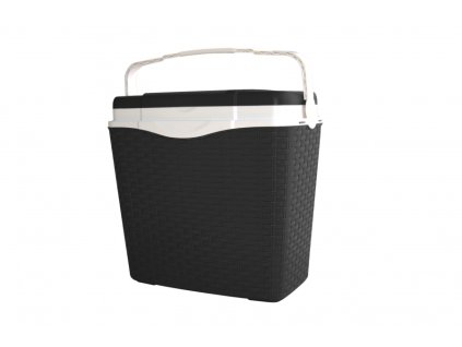 6117 krokodil chladici box ratan 24 l antracitovy