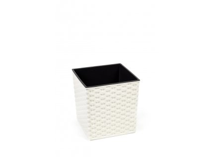 6366 lamela kvetinac juka ratan 250 x 250 mm kremovy