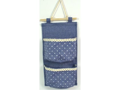 7281 due esse zavesny tmave modry kapsar 2 prihradky