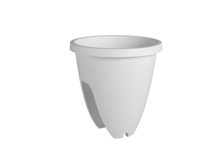 8388 plastkon balkonovy kvetinac ovi 26 cm bily