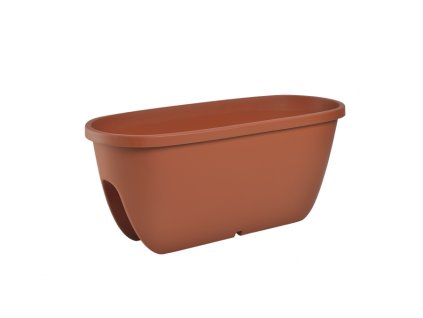 8490 plastkon balkonovy kvetinac ovi 60 cm terakota