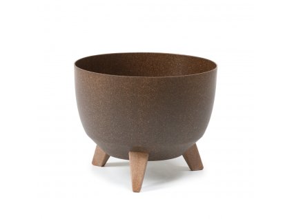 9315 lamela plastova misa na nozkach roma prumer 29 cm espresso