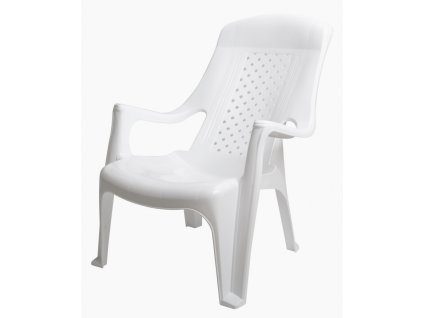 9429 mega plast plastova zidle club rozmer 85 x 60 cm vyska 81 cm bila