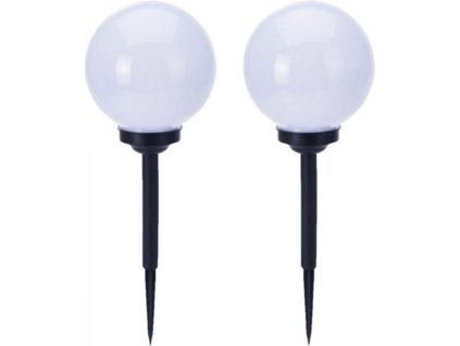 9495 koopman set 2 ks solarnich led svitilen progarden s kouli prumer 20 cm vyska 52 cm