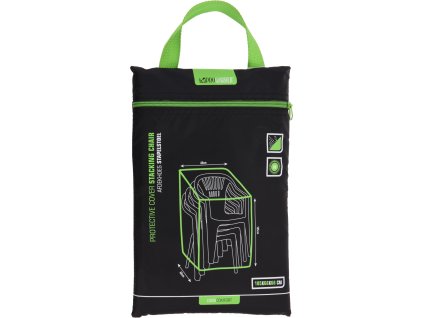 10755 koopman 3999 obal progarden na stohovatelne zidle 68 x 68 x 105 cm cerny