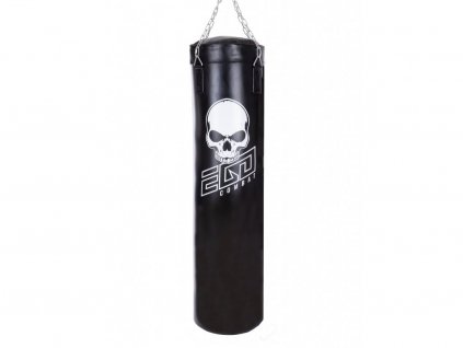 Ego Combat Premium Endurance Punching Bag Skull  - Black/White