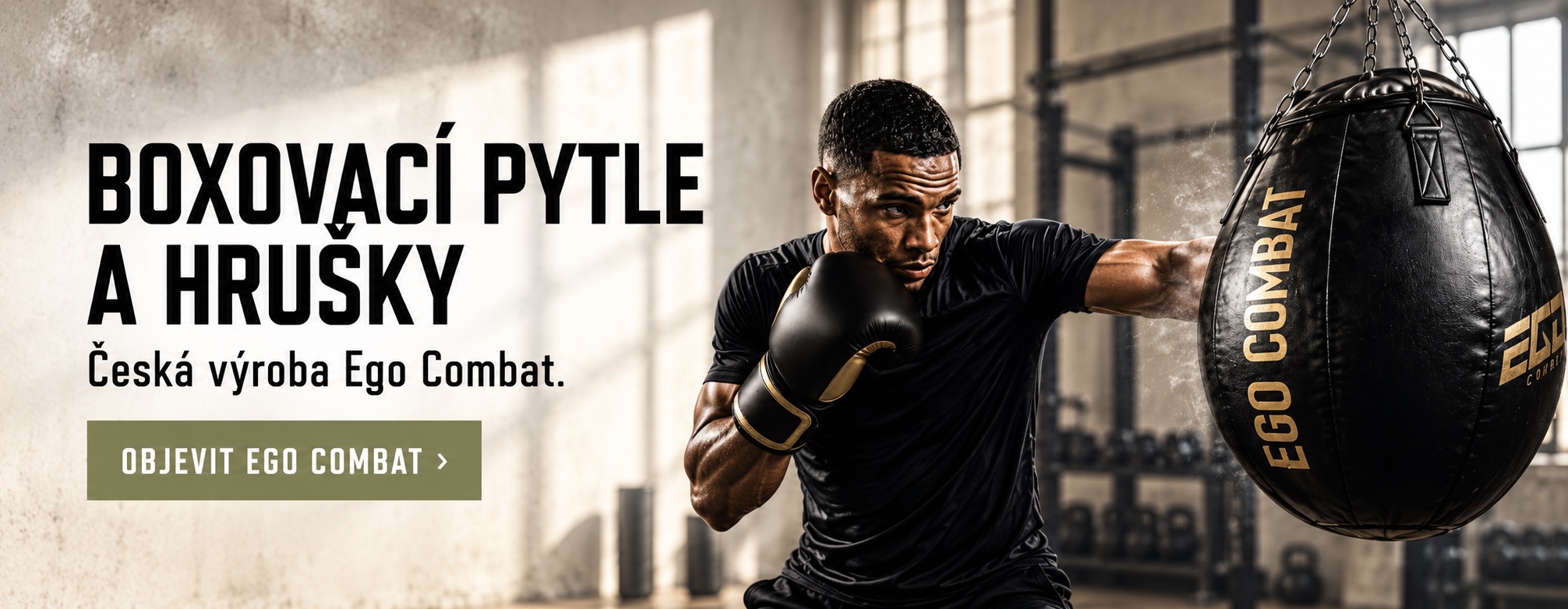 Boxovací pytle a hrušky – česká výroba Ego Combat