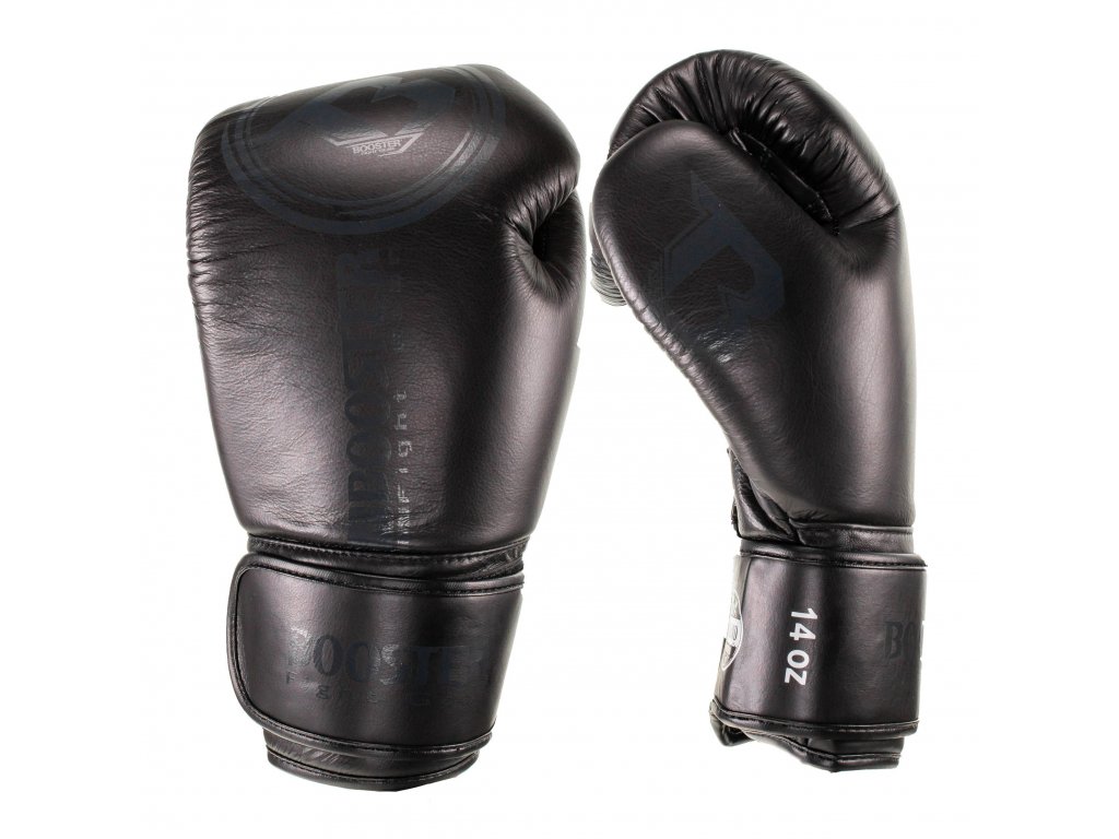 Booster kožené boxerské rukavice Dominance - černá/černá