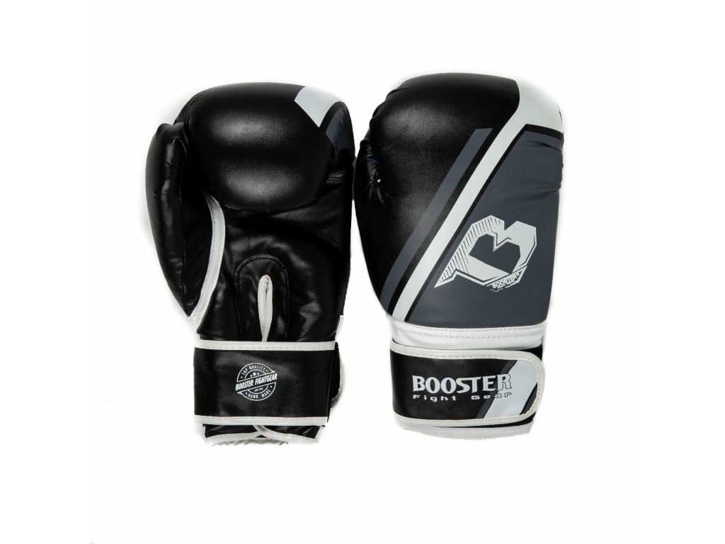 Boxerské rukavice BOOSTER  BT SPARRING V2 - černá/šedá
