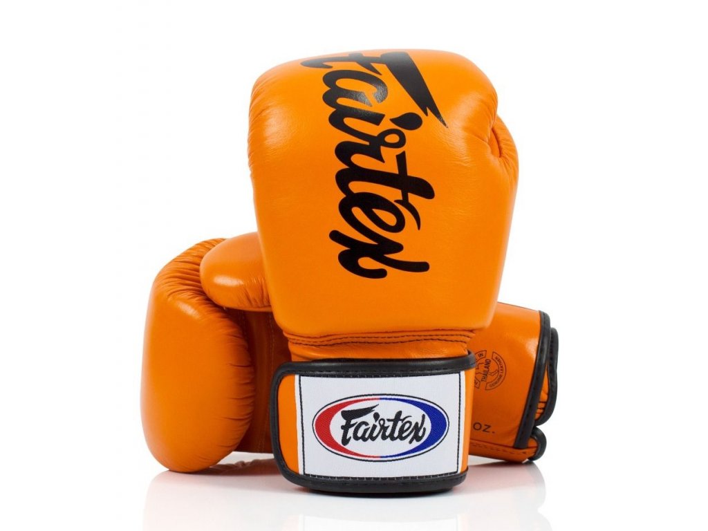 Boxerské rukavice Fairtex BGV19 - oranžová barva