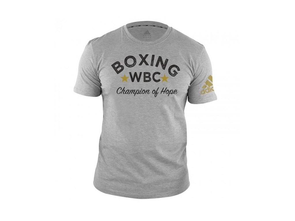 adidas WBC triko Boxing adiWBCTB01 - šedá
