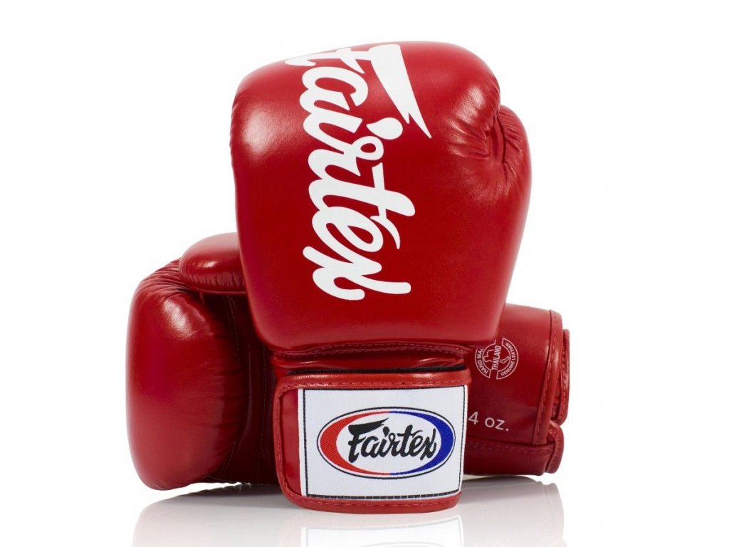 Boxerské rukavice Fairtex BGV19 - červená barva