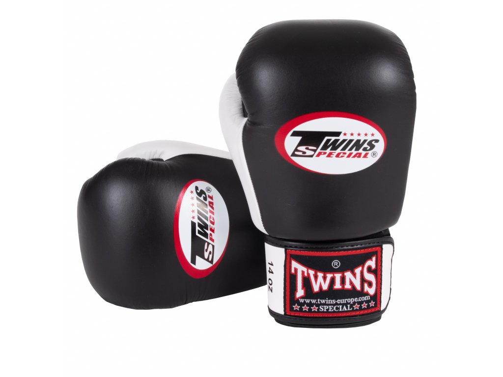 Boxerské rukavice TWINS BGVL-3-BLK/WHT černá barva