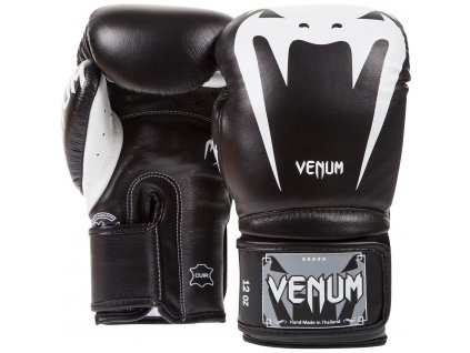 Boxerské rukavice Venum Giant 3.0  - černá barva/bílé logo