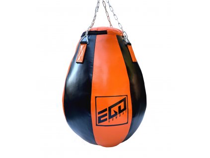 Velká boxovací hruška Ego Combat Endurance v černo-oranžové barvě
