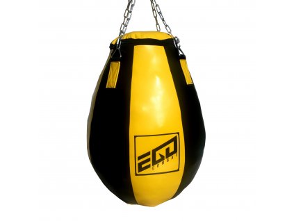 Velká boxovací hruška Ego Combat Endurance v černo-žluté barvě