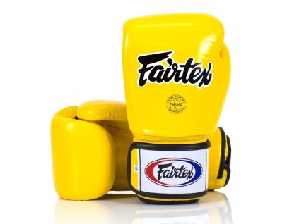 Boxerské rukavice Fairtex BGV1 - žlutá barva