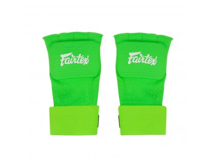 Fairtex bandáže Quick Wraps - neon zelená