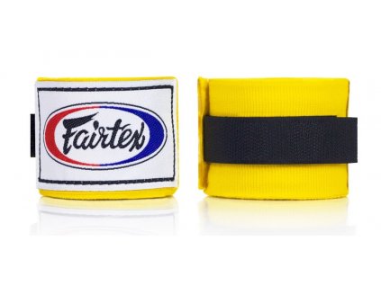 Fairtex polo-elastická bandáž 4,5 m - žlutá