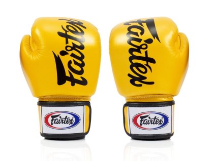 Fairtex BGV19 Boxerské Rukavice – Deluxe Tight-Fit - zlatá
