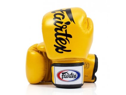 Boxerské rukavice Fairtex BGV19 - zlatá barva